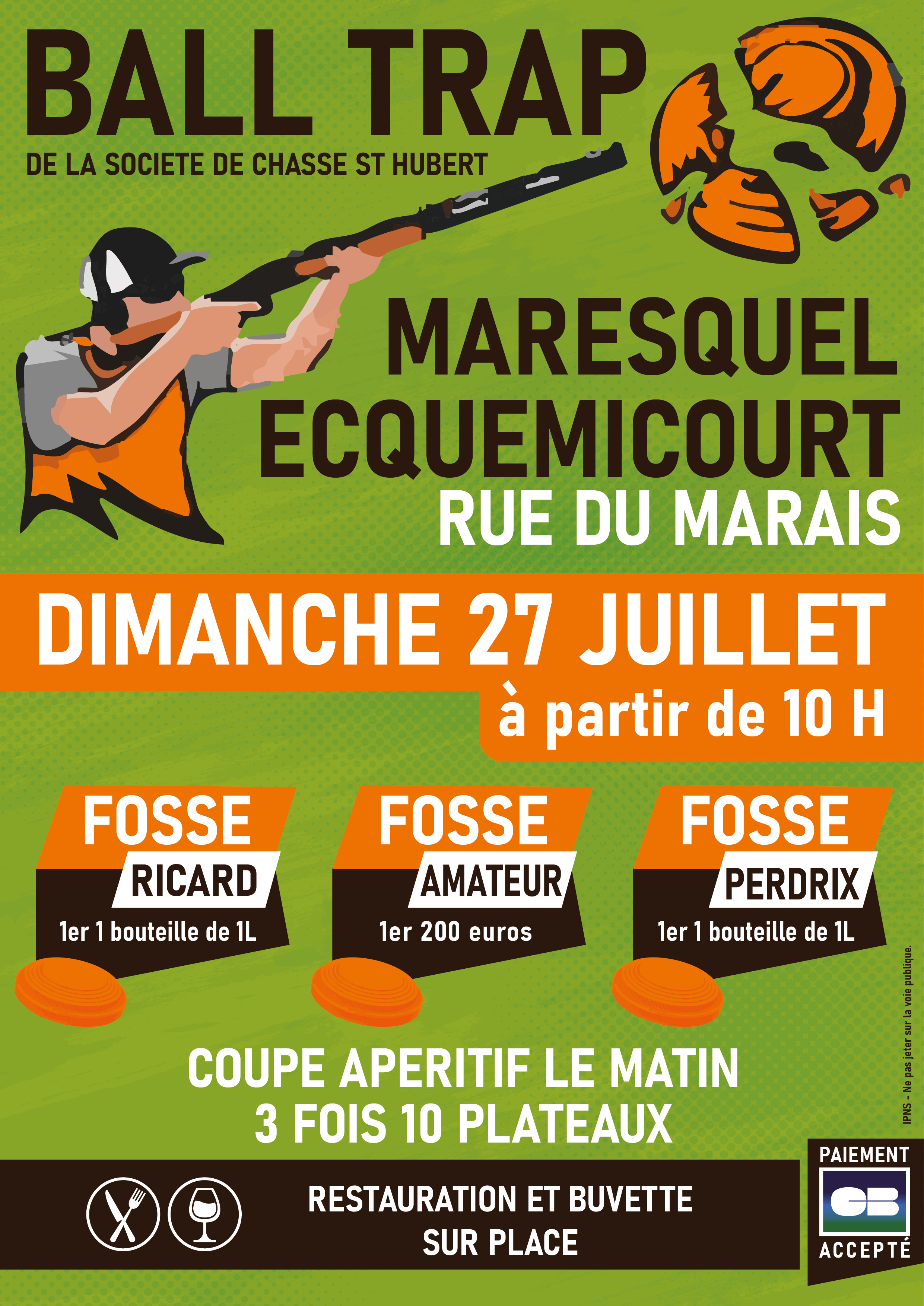 Ball Trap de la société de chasse de la Ste Hubert