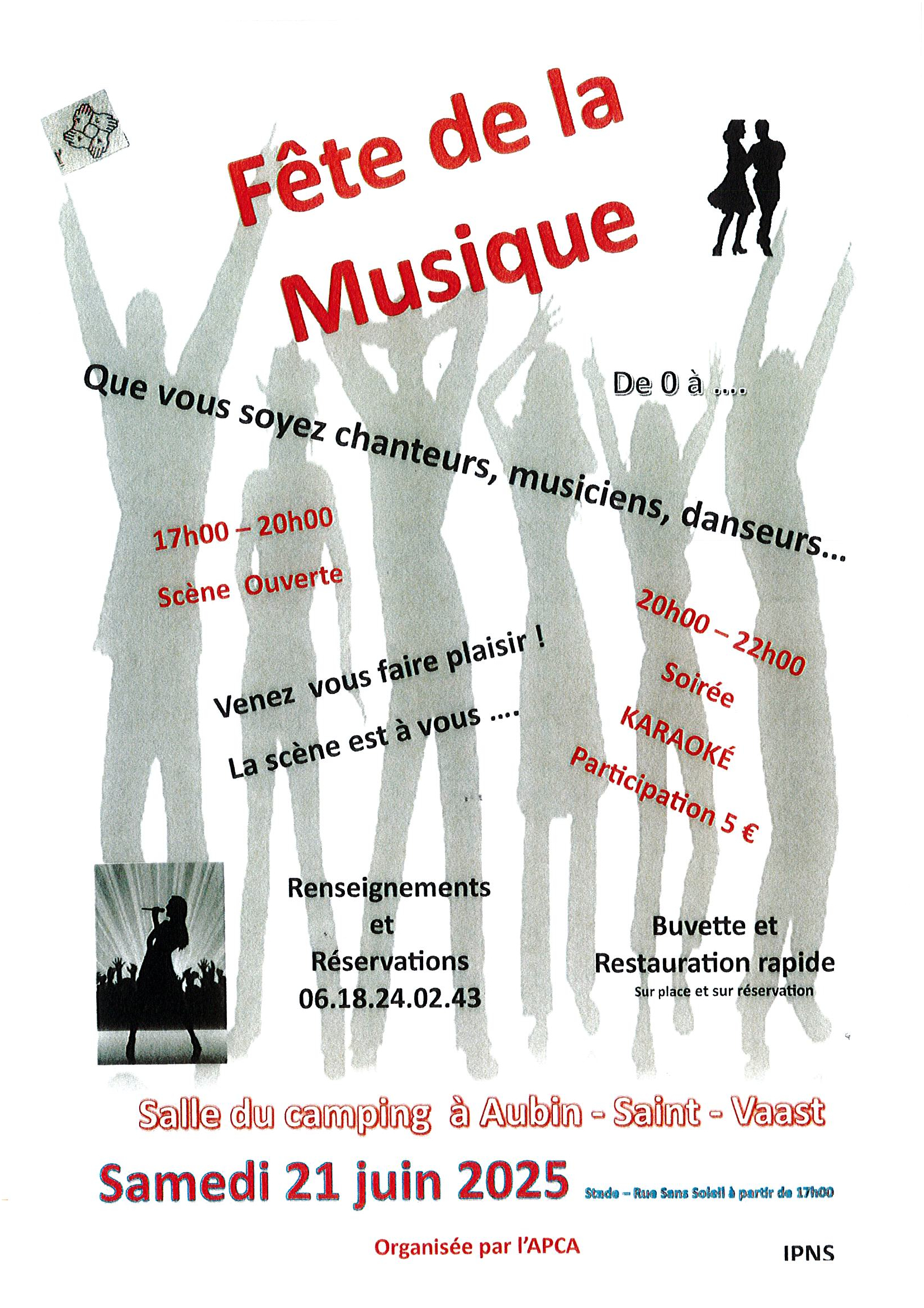 Fête de la musique Aubin Saint Vaast