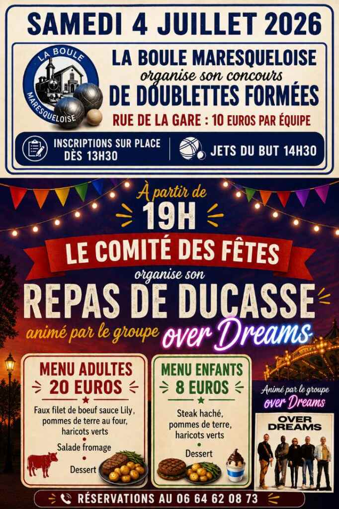 Repas ducasse 2026