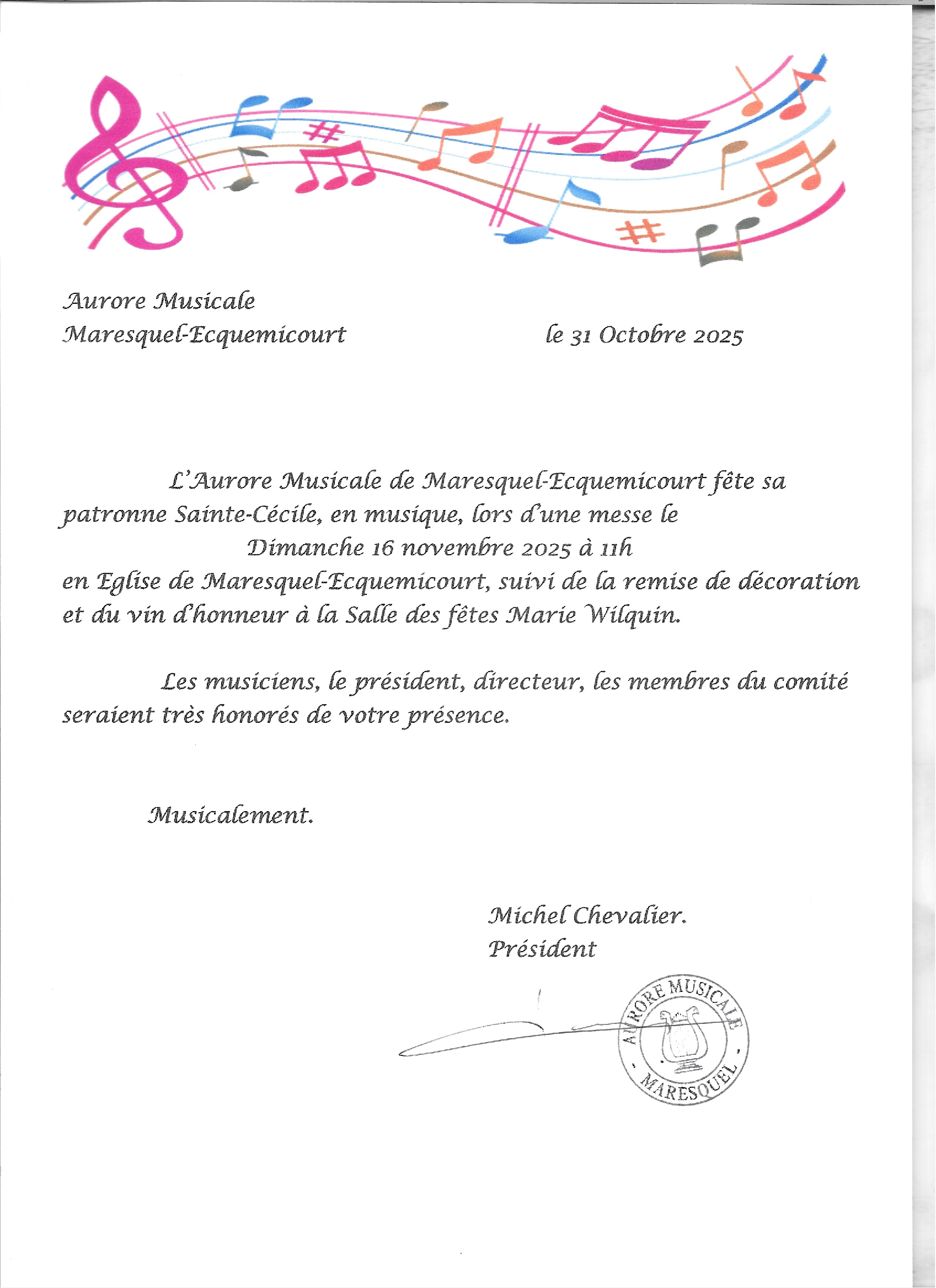 Concert de la Sainte Cécile 2025